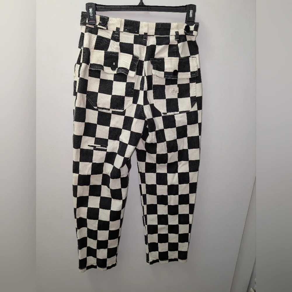 P&Co 304 SERVICE FATIGUE CHECKERBOARD PANTS ***US 6/8 UK 12!!!*** - Picture 4 of 6